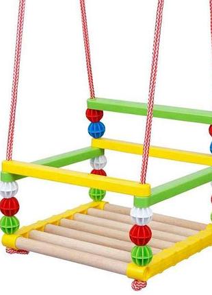 Гойдалка № 2 31*30*25 см жовтий арт.7002 тм bamsic