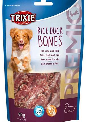 Premio rice duck bones-ласощі для собак з качкою і рисом, тріксі 31742