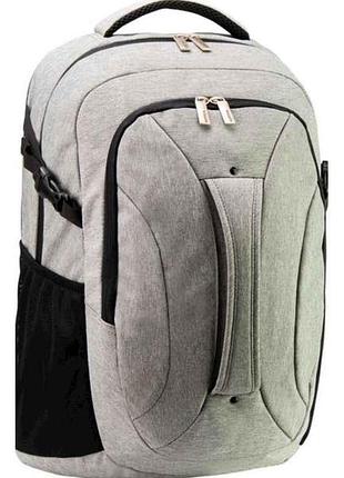 Рюкзак-сумка полиэстр серый 48*32*15см 2в1 classic арт.o96908-02 тм optima