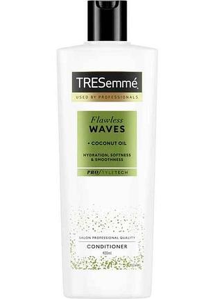 Кондиционер для волос 400мл flawless waves увлажняющий тм tresemme