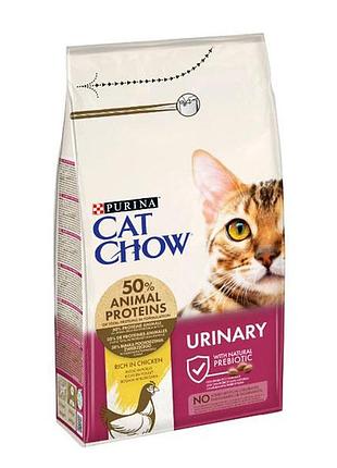 Cat chow urinary tract health сухий корм для котів для підтримки здоровя сечовивідної системи з куркою 1,5 кг