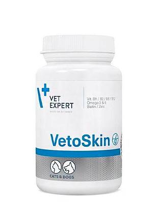 Vetexpert vetoskin препарат для здоровя шкіри та шерсті, 60 шт