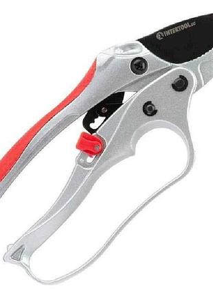 Секатор з храповим механізмом 180мм ft-1006 тм intertool