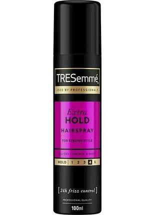 Лак для волос 100мл экстрасильной фиксации 4 extra hold тм tresemme