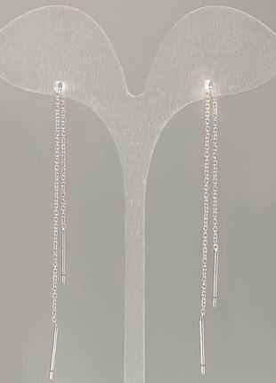Серьги пусеты кульчики xuping l- 10см+-
