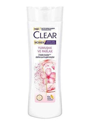 Шампунь 350мл мякість та блиск тм clear