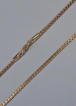 Цепочка xuping позолота 18к s-2,2мм+- l-45см+-