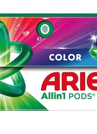 Капсули для прання 30шт pods all-in-1 color для кольорового тм ariel