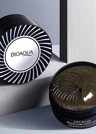 Гидрогелевые патчи для глаз с экстрактом черного жемчуга bioaqua eye mask, 60шт/30пар