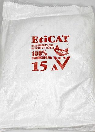 Наполнитель силиконовый etikat 15 л эконом 6.3 кг