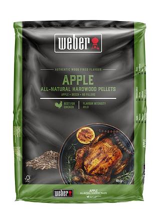 Пелети для гриля weber fsc apple (яблуко) 8 кг 3401055 код: 013073