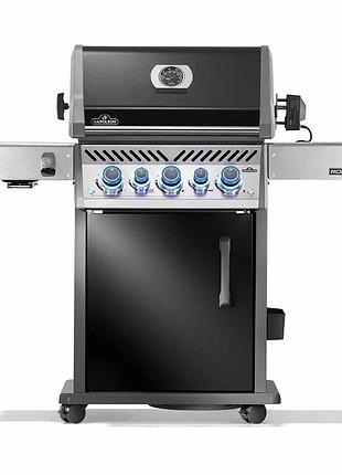 Газовий гриль napoleon rogue pro-s 425 rsib з бічним пальником sizzle zone і вертілем чорний rps425rsibpk-2-ua-r код: 012819