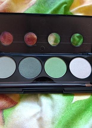 Палетка теней для век. make up studio. green forest