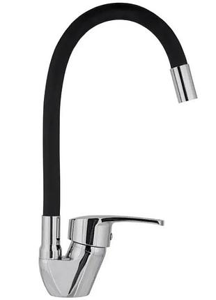 Смеситель для кухни water tap с гибким изливом 48 см, поворот 360° кухонный кран