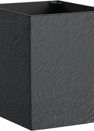 Кашпо plastkon eliot stone 25x25 см антрацит