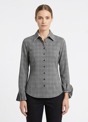 Серая рубашка на длинный рукав armani jeans