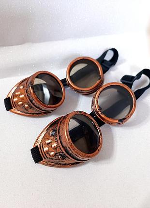 Винтажные очки очки гогли goggles steampunk готические очки burningman