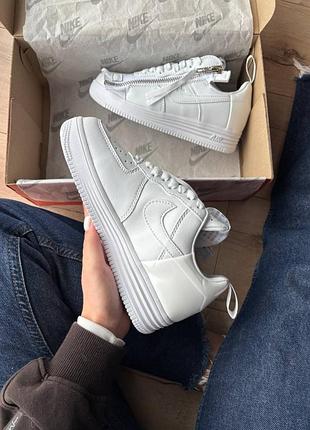 Nike lunar force 1 low acronym triple white 6