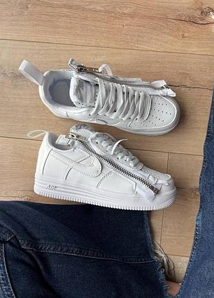 Nike lunar force 1 low acronym triple white 3
