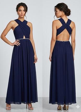 Вечірнє випускне коктейльне плаття young couture asos довжина