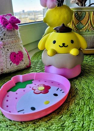 Набор hello kitty с pompompurin: конфетная и подставка пампурин