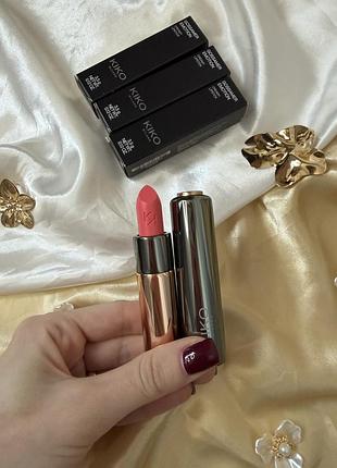 Кремова помада kiko milano gossamer emotion 119 wild rose