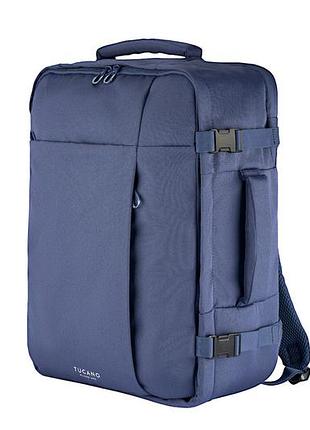 Рюкзак дорожный tucano tugo 3 ml cabin 17", 28.5л, синий