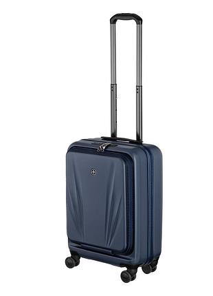 Валіза wenger skyon hardside carry-on, мала, з відсіком для н/б 16", полікарбонат, tsa, 4 колеса, розширення, usb, синій
