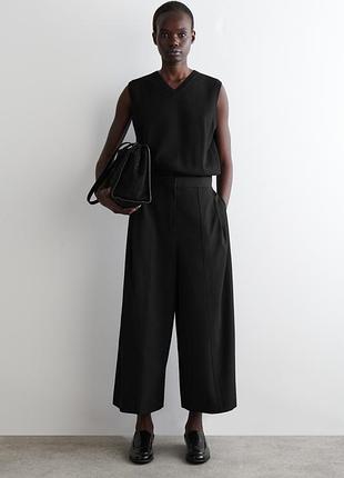 Wool culottes cos укорочені брюки кюлоти від cos розмір м l