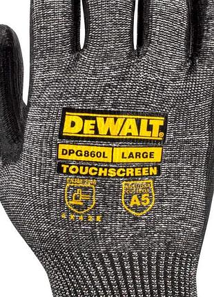 Рукавички робочі dewalt універсальні р.9 з високою hppe + скловолокно поліуретан 4