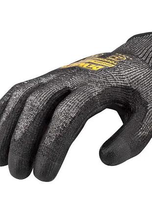 Рукавички робочі dewalt універсальні р.9 з високою hppe + скловолокно поліуретан 5