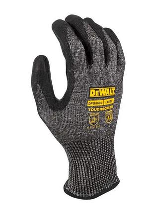 Рукавички робочі dewalt універсальні р.9 з високою hppe + скловолокно поліуретан 6