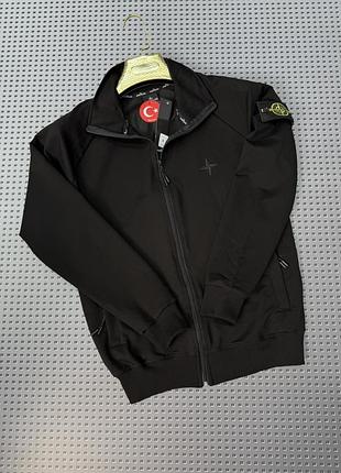 Кофта тонкая мужская спортивная без капюшона stone island в норма, батал, супербатал