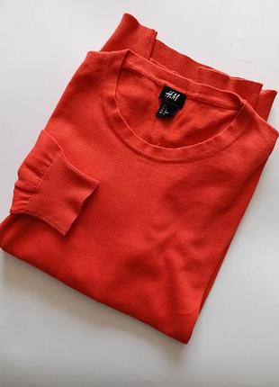 Джемпер мужской h&amp;m оранжевый р.l-м 2