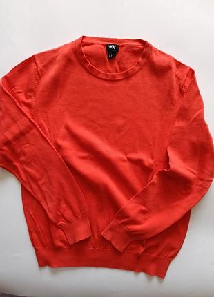 Джемпер мужской h&amp;m оранжевый р.l-м