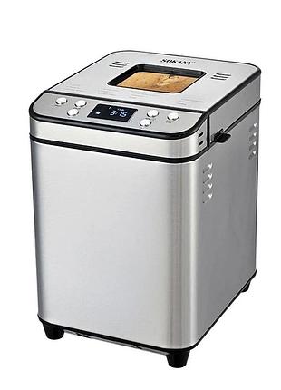 Хлебопечка автоматическая на 1 кг sokany 700 вт 15 программ домашняя электрическая хлебопечка sk-08146