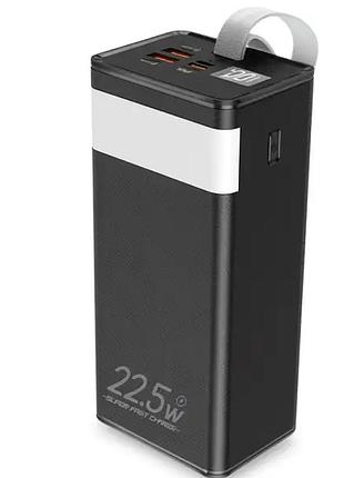 Повербанк levino 50000 mah с фонариком usb-c/usb-a/microusb hp-n51