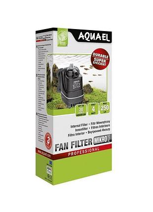 Фільтр aquael для акваріума внутрішній fan-mikro plus 250 л/год на 30 л