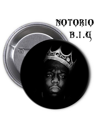 Значок the notorious b.i.g. | ноториус бег 01