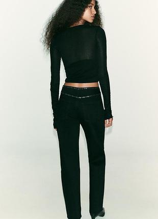 Джинси zara закльопки металеві