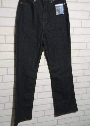 Темно-синие джинсы marks & spencer «on waist bootleg» — размер uk 10 long (на высокий рост)