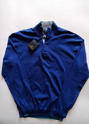 Джемпер мужской massimo dutti синий р. l-m 4