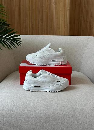 Comme des garcons x nike air max tl 2.5 white