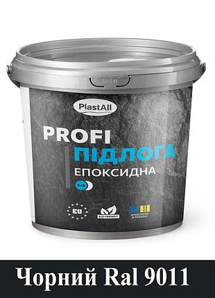 Епоксидна наливна підлога plastall™ profi 10 кг чорна