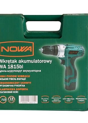 Шуруповерт аккумуляторный nowa wa1815bl 9