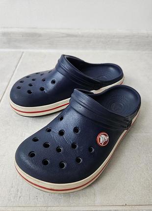 Детские шлепанцы crocs c 12-13