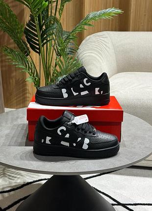 Nike air force 1 low x comme des garçons air black