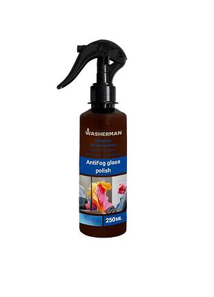 Полироль-антизапотеватель с антистатиком для стекла и зеркал antifog glass polish 250 мл
