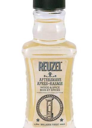 Лосьон после бритья reuzel aftershave wood&spice 100 мл