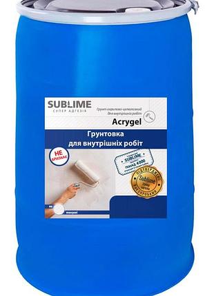 Грунтовка для внутренних работ 1:4 acrygel euro 200 л